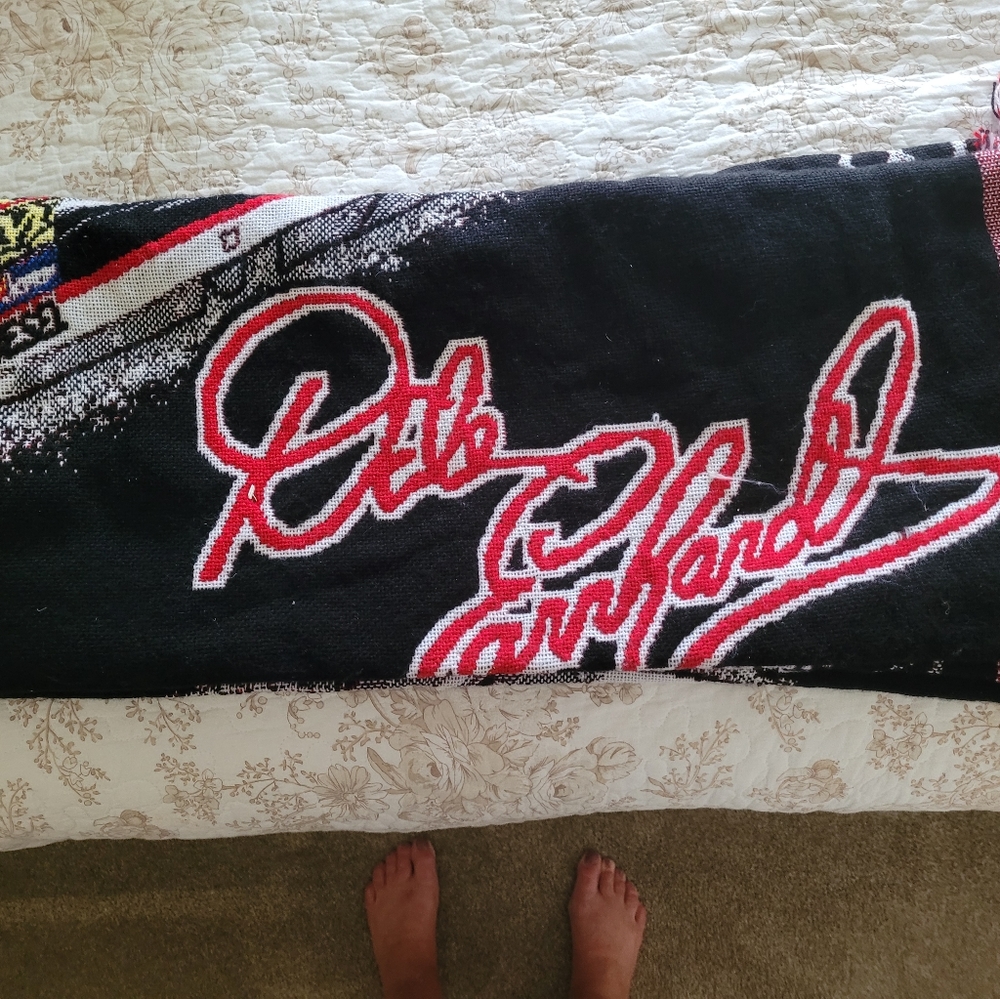 Dale Earnhardt throw blanket.